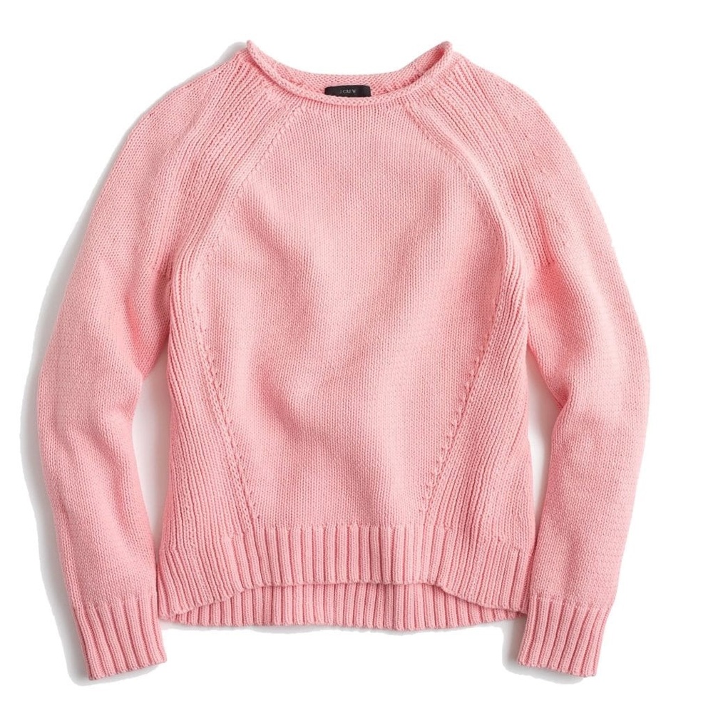 J.Crew 1988 Rollneck Sweater-Pink